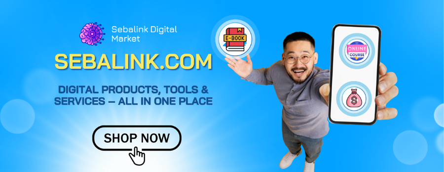 Sebalink.com Banner Digital Product and service